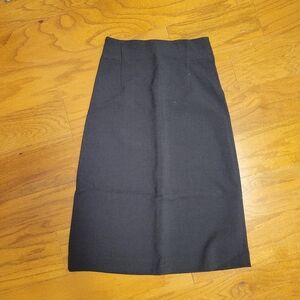 GAP Black Heavy A-Line Skirt for Women 00